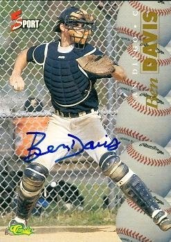 Ben Davis Autographed/Hand Signed Baseball Card (San Diego Padres) 1995 Classic