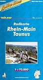 Bikeline Radkarte Rhein-Main Taunus. 1 : 75.000 - 