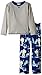 Komar Kids Boys' Yeti Thermal Bmj 2 Piece Sleep Set