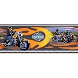 Harley Davidson Flame Mural