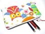 Federm�ppchen "Gro�e Eulen Wei�" Eule M�ppchen Stifteetui