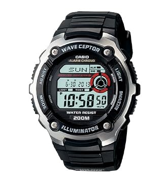 Casio #WV200A-1AV Men's Atomic Sports Chronograph Alarm Watch