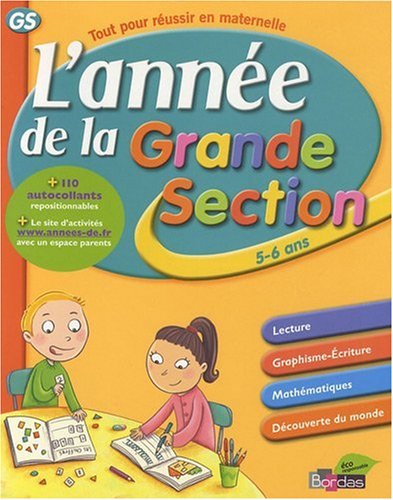 L'année de la Grande Section 5-6 ans