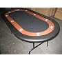 New BLACK Race Track texas hold'em Poker Table, Tables