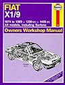 Fiat X1/9 1974-89 Owner's Workshop Manual (Service & Repair Manuals)