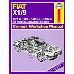 Fiat X1/9 1974-89 Owner's Workshop Manual