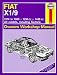 Book Fiat X1/9 1974-89 Owner's Workshop Manual (Service & Repair Manuals)