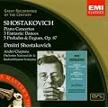 Chostakovitch : Concerto pour piano, trompette et cordes - Concerto pour piano n� 2 - 3 danses fantastiques - 5 pr�ludes et fugues