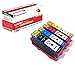 TOS Compatible ink cartridge for HP 670XL ink cartridge set(b,y,c,m)for HP printer Deskjet 3525/4615/4625/5525/6525