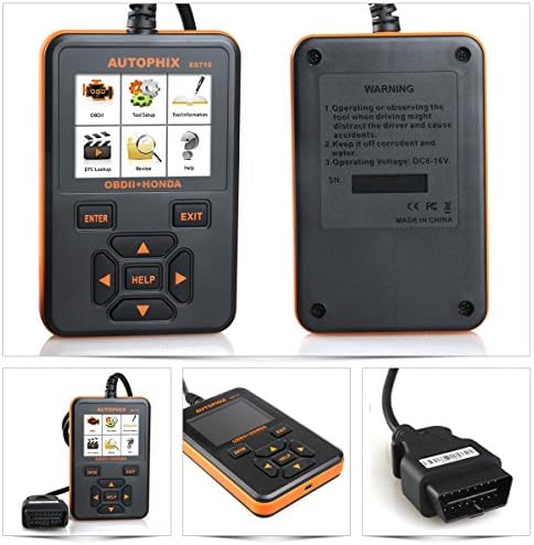 DiagSCAN ES710 Professional HONDA Auto OBD2 EOBD Diagnostic Tool Vehicles Fault Diagnostic Scanner for HONDA Black