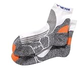 VICTOR Indoor Explosion Socken, grau/weiß/orange