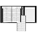 At-A-Glance 70-100P-05 Small Weekly Appointment Book, Tel/Add Book, Writing Pad, 4-7/8 x 8, Black