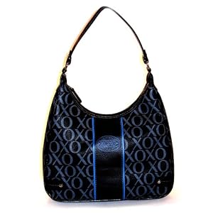 Xoxo Black / Grey Fairytale Hobo Handbag