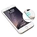 DBPOWER 9H Tempered Glass Full Screen Protectors for iPhone 6 / 6S - White