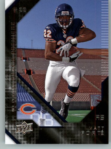 2008 Upper Deck (UD) Rookie Premiere # 26 Matt Forte RC - Rookie Card - Chicago Bears - NFL Trading Card - In Protective Scew Down Display Case