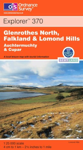 City Travel Guides Discounted  Livres : Carte de randonnée : Glenrothes North, Falkland and Lomond Hills (en anglais)