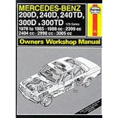 Mercedes-Benz 200D, 240D, 240TD, 300D and 300TD (123 Series) 1976-85 Owner's Workshop Manual (Service & repair manuals)