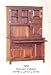 Hoosier Cabinet - Mahogany Stain