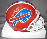 Bruce Smith Buffalo Bills NFL Hand Signed Mini Football Helmet with HOF 09 Inscription
