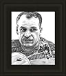 Detroit Red Wings Framed Gordie Howe Detroit Red Wings Lithograph NHL Hockey