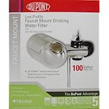 Dupont Low Profile Faucet Mount Drinking Water Filter ~Chrome