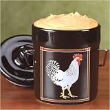 Rooster Crock with Cheddar Cheese Spread - Wisconsin Cheeseman