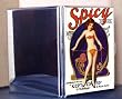 1930s Spicy Screen Stories Kept CoEd Vintage Classic PinUp Girl Retro Cover Art Metal Cigarette Case ID Holder Wallet