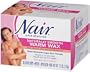 Nair Hair Removal Kit, Microwave Wax for Legs, Body, and Bikini Area, Fresh Peach Melon 7.7 Oz.  (Pack of 2)