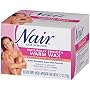 Nair Hair Removal Kit, Microwave Wax for Legs, Body, and Bikini Area, Fresh Peach Melon (Pack of 2)