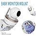 Universal Adjustable Angle Wall Mount Shelf for Baby Monitor Camera, Angle Mounting Brackets, Fits Arlo, Motorola, Infant Optics DXR-8, HelloBaby, and Most Baby Monitor Camera