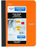 Five Star Poly Comp Book w Pockets 100 CT, 9 3/4 X 7 1/2