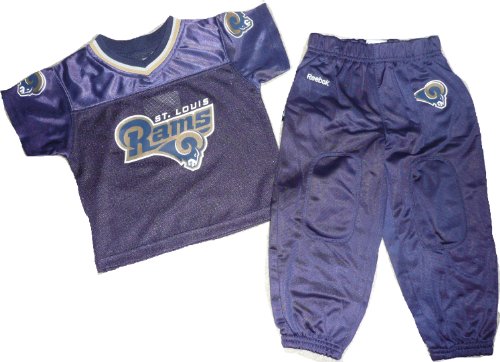 St Louis Rams Jersey / Shirt & Pants Set 3T Toddler 2 Piece Set