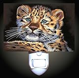 Leopard Cub Portrait Decorative Night Light