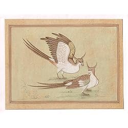 Asian Art Miniatures Water Color Paintings on Paper