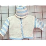 Hand Knitted Crochet Finished Natural Chenille... by Gita
