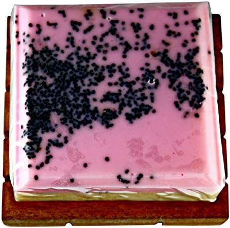 Sun Basil Garden Happy Soap with Spanish Cedar Soap Tray (Strawberry Banana Milkshake, Scent: Strawberry &amp; Banana)