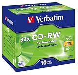 Verbatim CDR 80 Audio 10 Pack J/Case (16x)