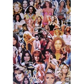 1970's Celebrity Collage (Women of the 70's) Art Poster Print - 22