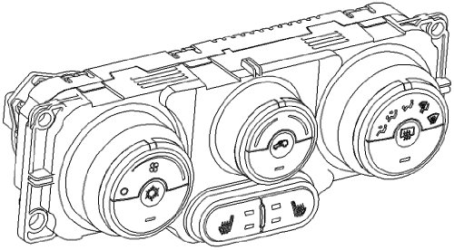 ACDelco 15-73255 Heater and Air Conditioner Control Assembly