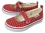 キッズ【VANS】バンズ メリージェーン V741K RED/WHT DOT