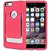 iPhone 6 Plus Case, iPhone 6s Plus Case, CellJoy [Slim Clip] Hybrid Case [Built in Belt Clip] [TPU] (Hot Pink) Protective Cover Skin