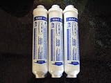 Produkt-Bild: 3er Pack Wasserfilter f&uuml;r Samsung LG K&uuml;hlschr&auml;nke (Side by Side) mit 5mm Schlauchanschluss