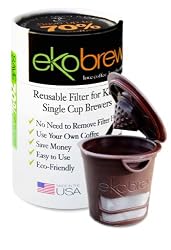 ekobrew Cup, refillable filter for Keurig Brewers, Brown, 1-Count