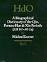 A Biographical Dictionary of the Qin, Former Han and Xin Periods (221 BC - AD 24) (Handbook of Oriental Studies, 16)