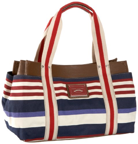 Tommy Hilfiger Iconic Striped Medium Tote Tommy Hilfiger Iconic Striped Medium Tote