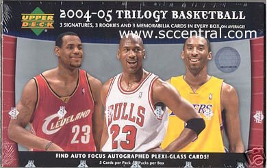 2004 05 Upper Deck Trilogy Basketball Unopened Hobby Box