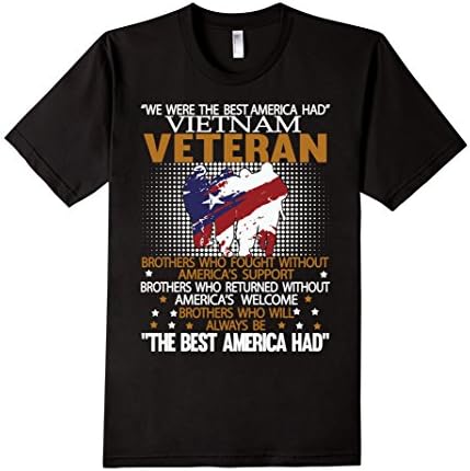 Men's Vietnam Veteran - We Were The Best America Had Proud T-shirt Large Black