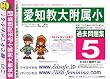 愛知教育大学附属名古屋小学校 [過去問題集5]