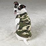 GREEN - X-SMALL - Camo Style Doggy Tank Tops