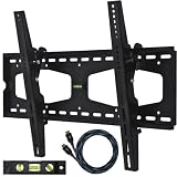 Buy Cheetah Mounts APTMMB Wall Mount Bracket with Universal Tilt for 32-55 Flat Panel...